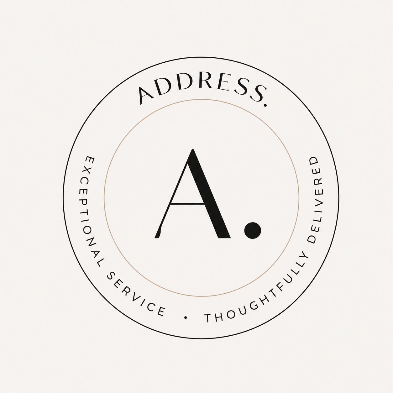 ADDRESS brand stamp